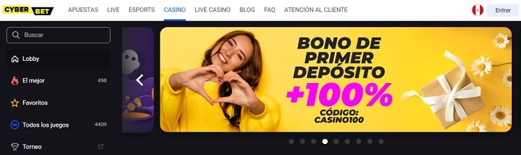 cyberbet bono bienvenida