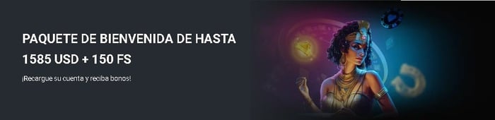 Paquete de bienvenida en Megapari